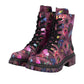 Rieker Women's Floral Ankle Boots Bordeaux Fleece Lined  72627-92