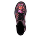 Rieker Women's Floral Ankle Boots Bordeaux Fleece Lined  72627-92