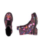 Rieker Women's Floral Ankle Boots Bordeaux Fleece Lined  72627-92