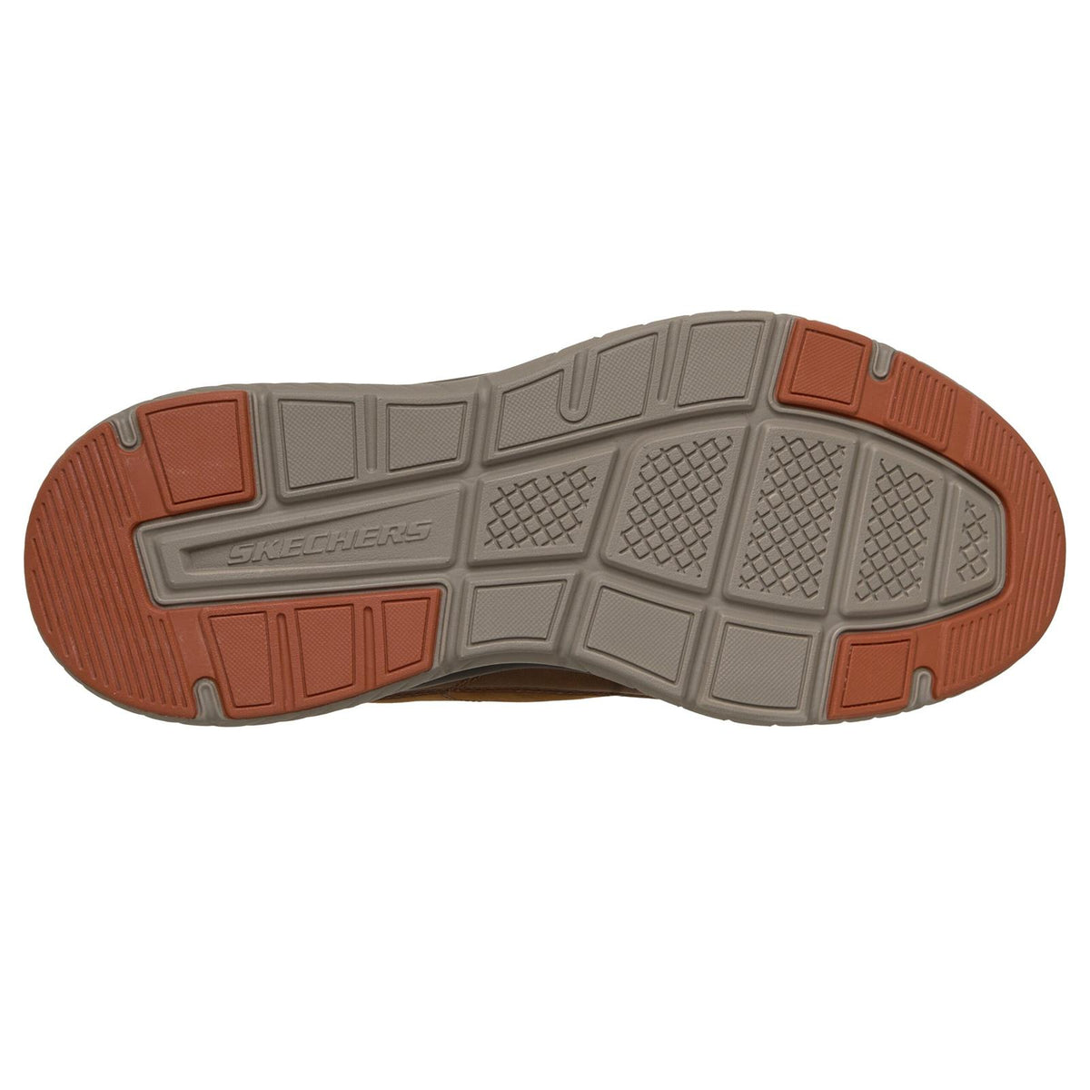 Skechers Mens Slip-ins Leather Arch Fit Crosser - Felix Shoes 205656