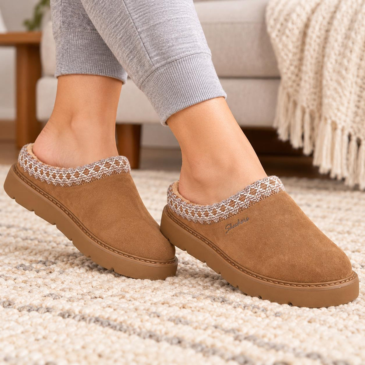 Skechers Womens Keepsakes Cozy - Cozy Cascade Slippers
