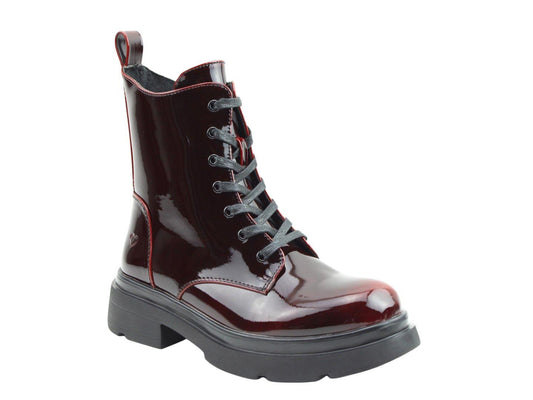 Heavenly Feet Women's Krissy 2 Patent Ankle Boots