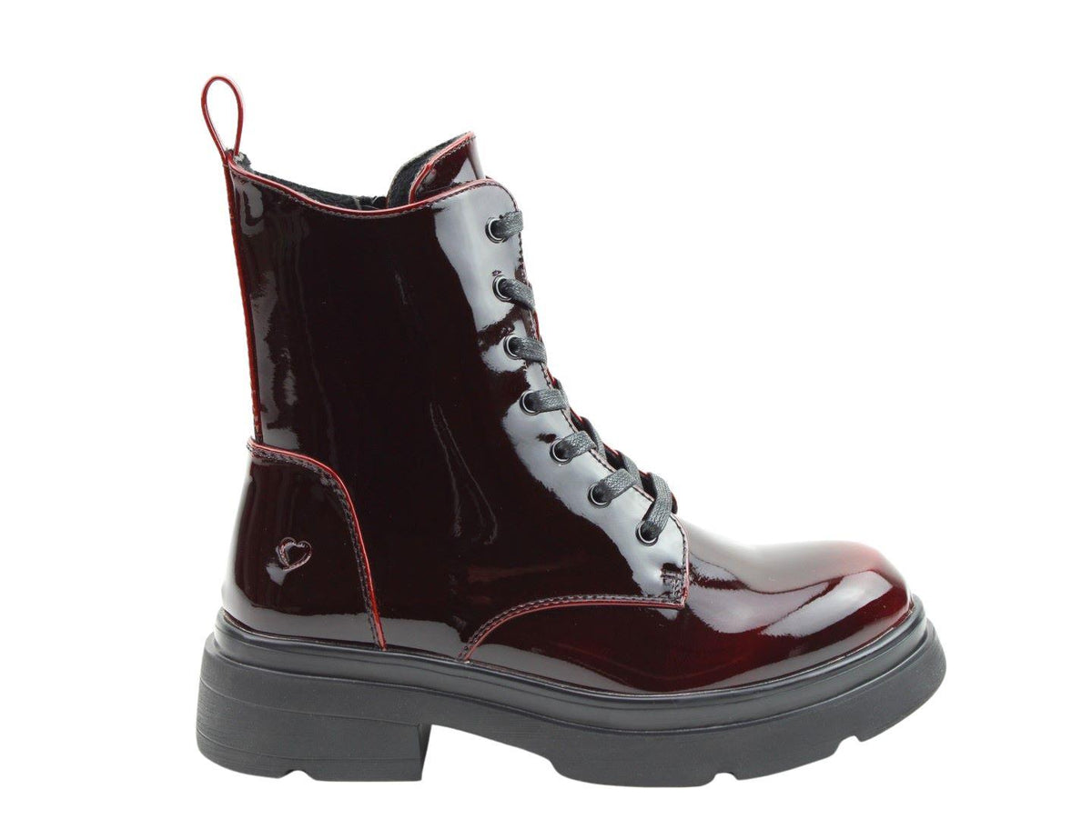 Heavenly Feet Women's Krissy 2 Patent Ankle Boots