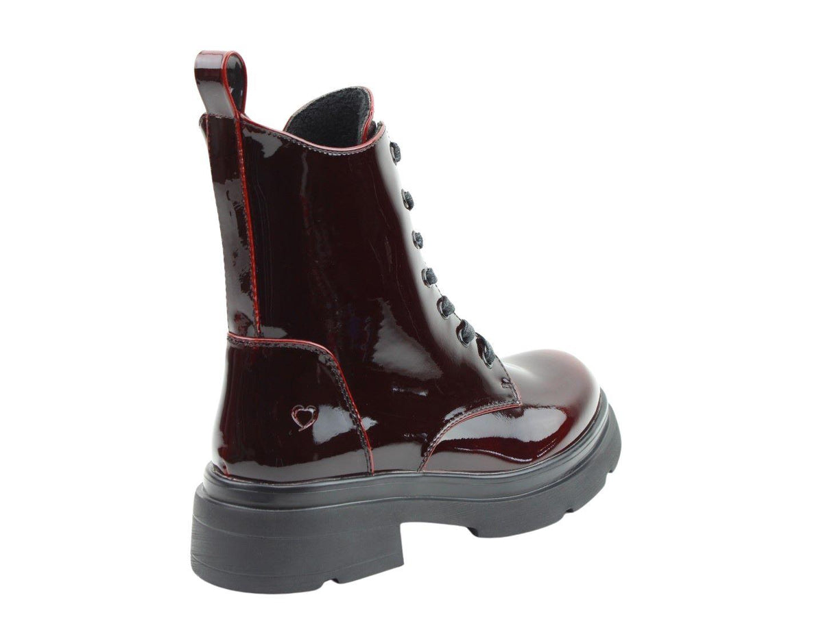 Heavenly Feet Women's Krissy 2 Patent Ankle Boots
