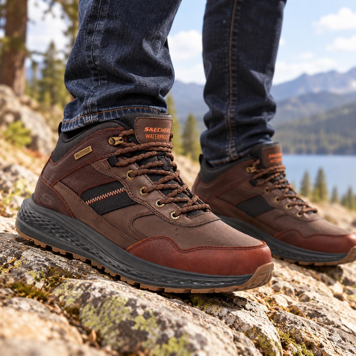 Skechers Mens Slip-ins Waterproof Slade Ultra - Turner Boots 211182