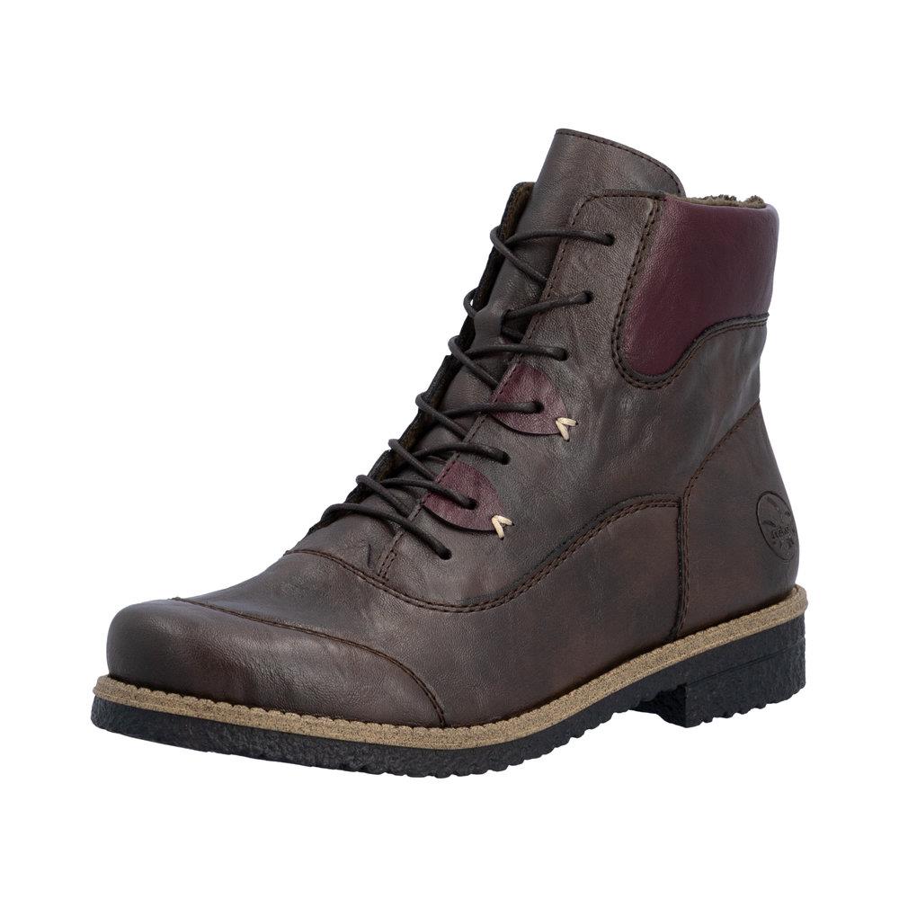 Rieker Women's Brown Fleece Lined Ankle Boots 73510-26