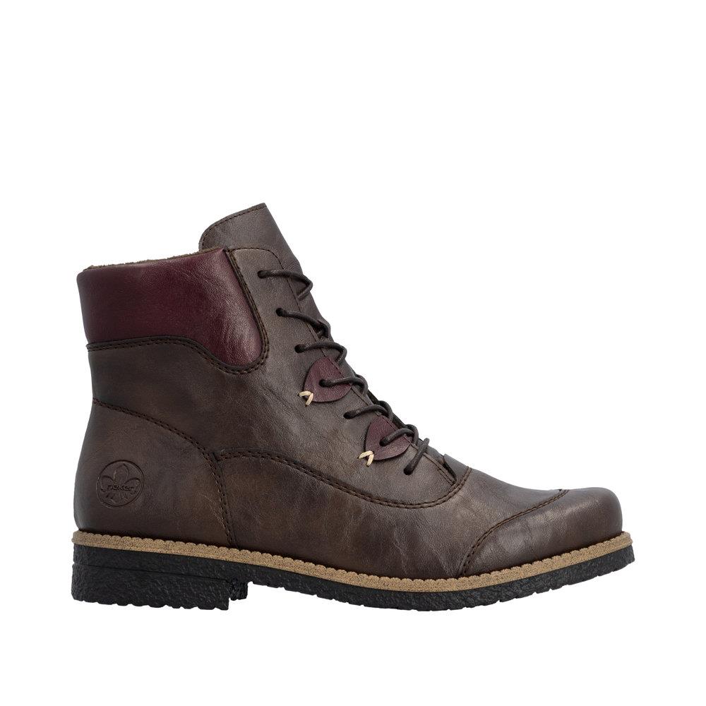 Rieker Women's Brown Fleece Lined Ankle Boots 73510-26