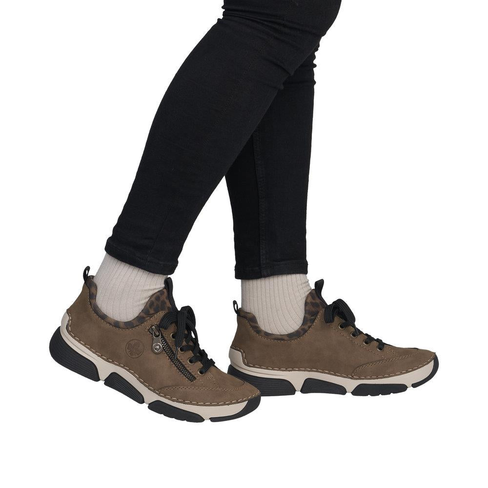 Rieker Women's Brown Slip On Shoes 45973-24