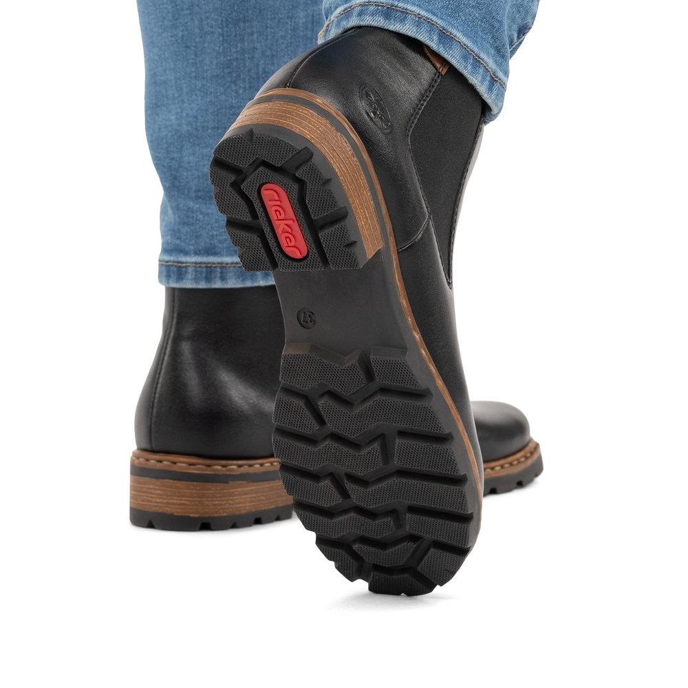 Rieker Women's Black Boots Fleece Warm Lining Z9354-00