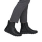 Rieker Womens Black Boots Fleece Warm Lining Z0066-00