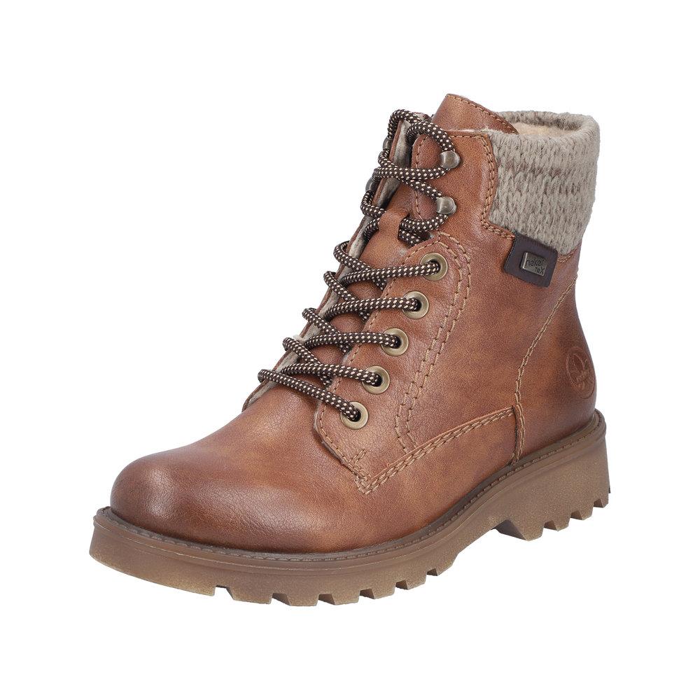 Rieker Womens Water Repellent  Warm Lined Ankle Boots 73220-24