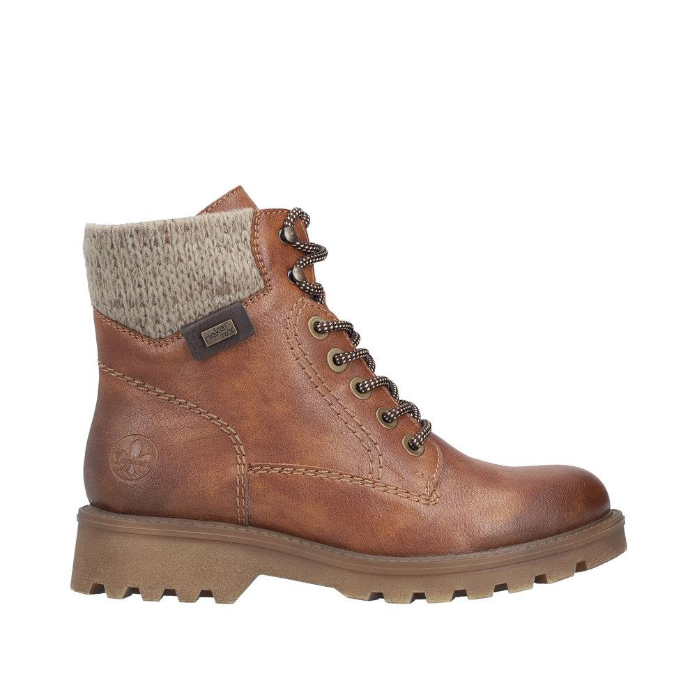 Rieker Womens Water Repellent  Warm Lined Ankle Boots 73220-24