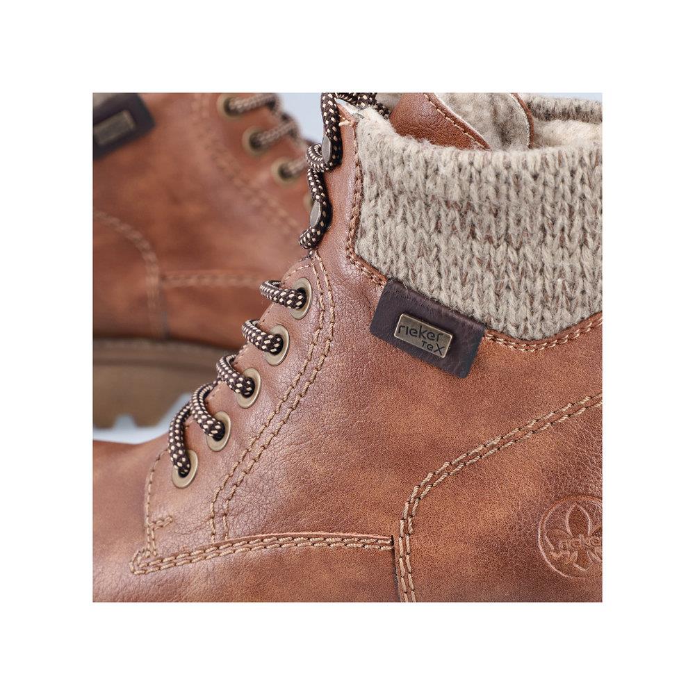Rieker Womens Water Repellent  Warm Lined Ankle Boots 73220-24
