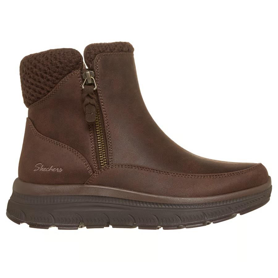 Skechers Womens Relaxed Fit Summits Plus Winter Gleam Boots 168216