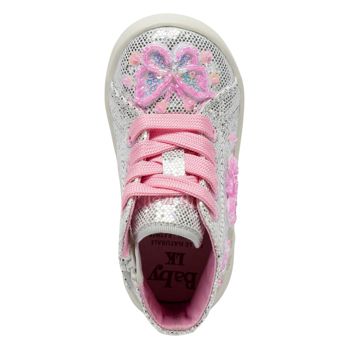 Lelli Kelly Baby LK Glitter Canvas Boots Sylvie LKED5452