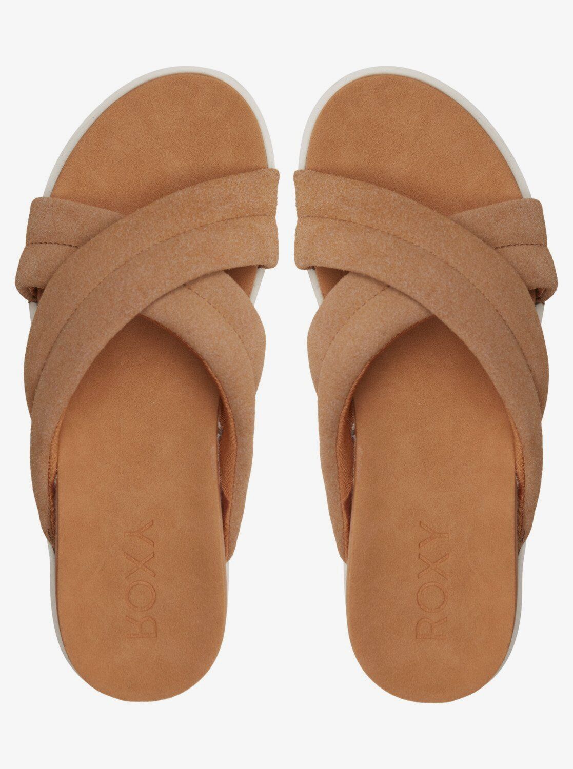 Suede slip best sale on sandals